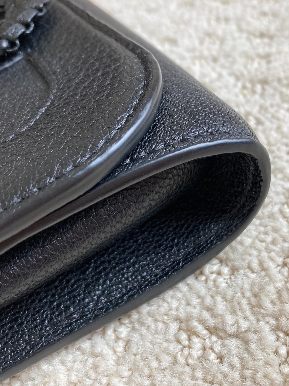 See by Chloe Black Leather Hana Wallet on Chain - Picture 4 of 14